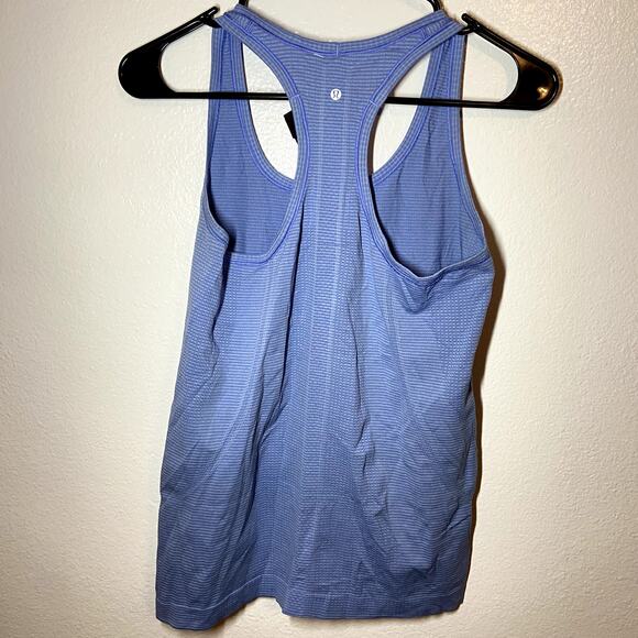 Lululemon Run: Swiftly Tech Racerback Silverescent X-STATIC Heathered Lullaby 8 - Picture 3 of 3